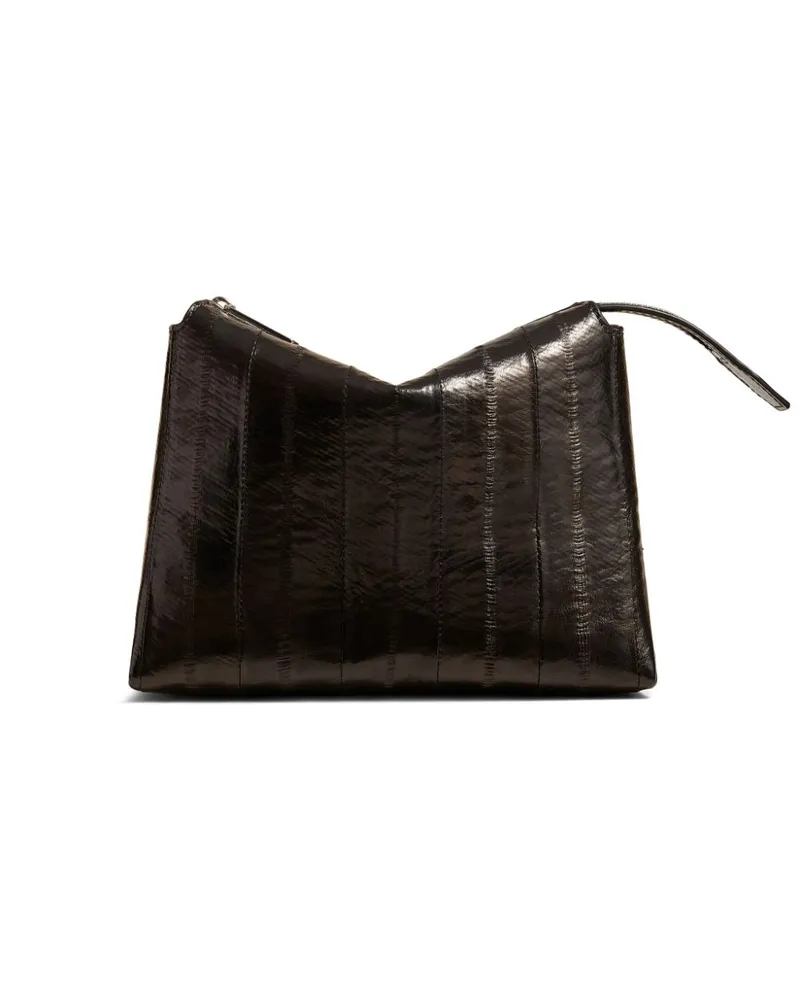 KHAITE Kleine Lina Clutch - Schwarz Schwarz