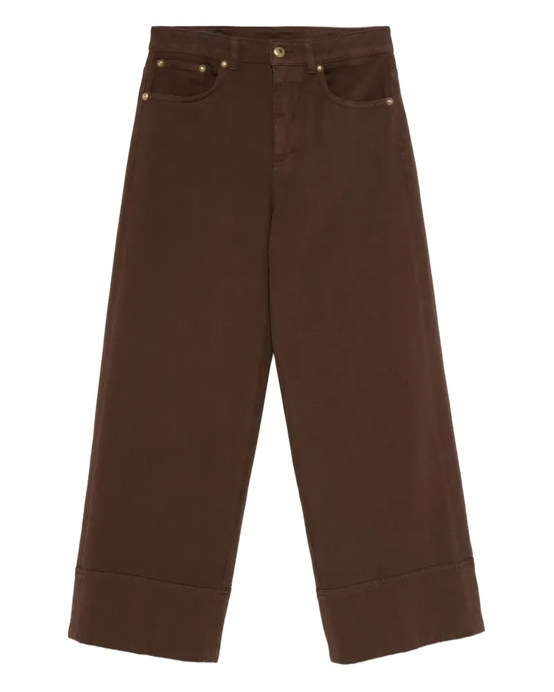 Dondup Jeans mit Umschlag - Braun Braun