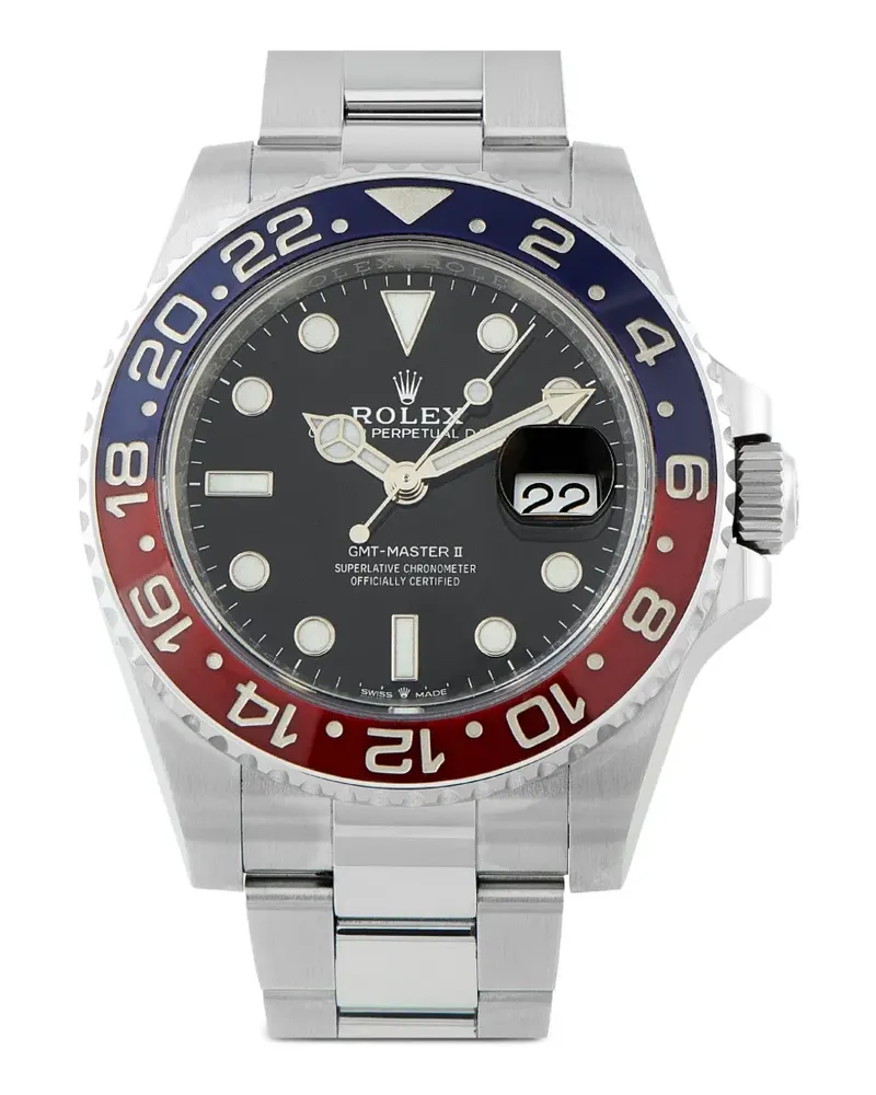 Rolex GMT-Master II Pepsi Steel Oyster 40mm watch - Schwarz Schwarz