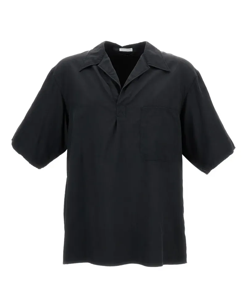 Kaptain Sunshine chest-pocket shirt - Schwarz Schwarz