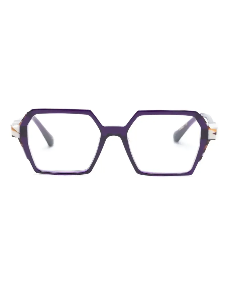 Etnia Barcelona Brille mit geometrischem Gestell - Violett Violett
