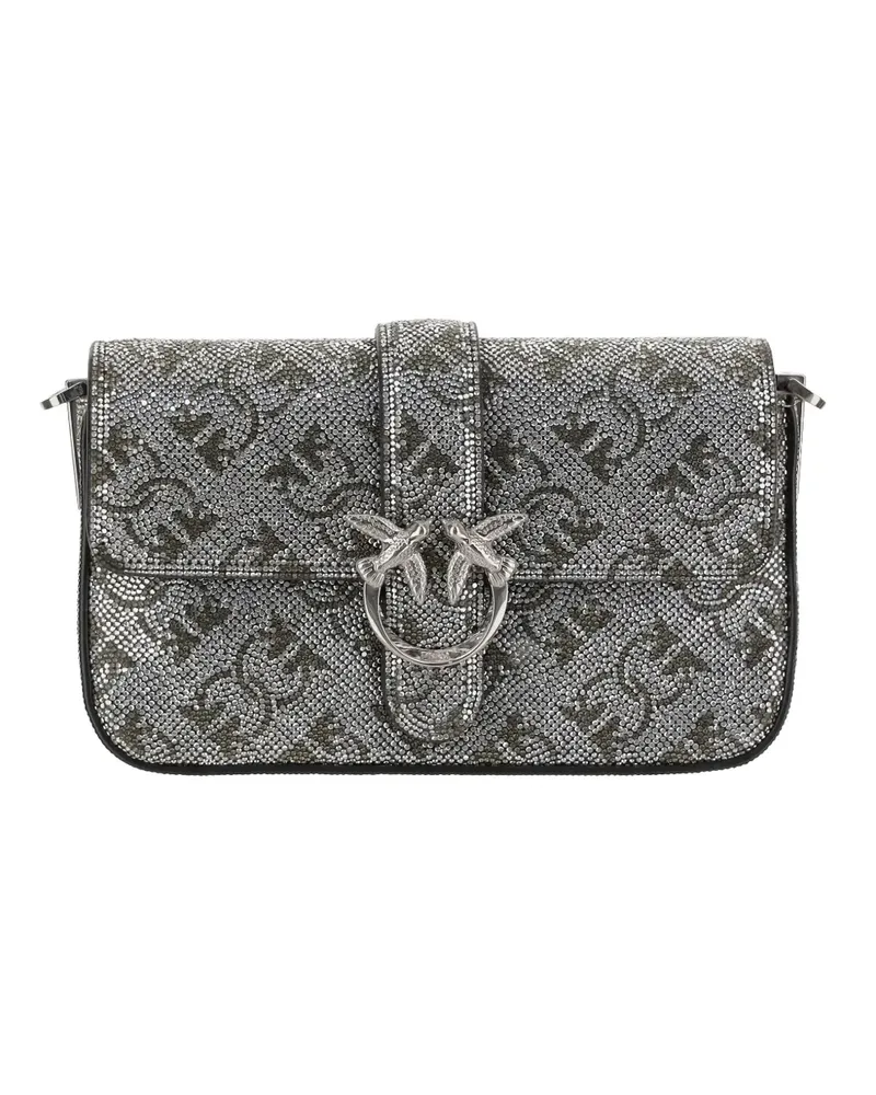 Pinko Love Birds shoulder bag - Grau Grau