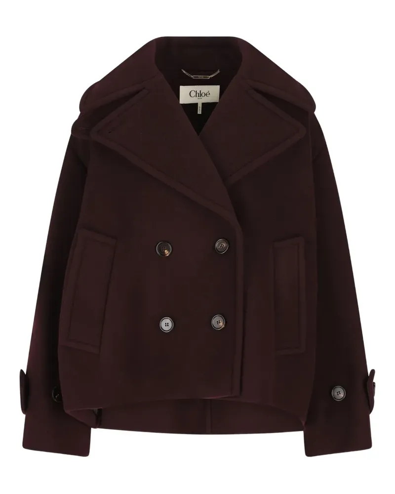 Chloé double-breasted long-sleeve jacket - Violett Violett