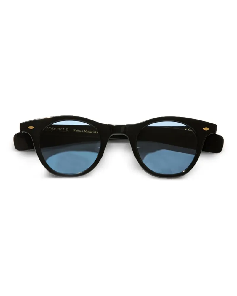 Fortela nelson round-frame sunglasses - Schwarz Schwarz