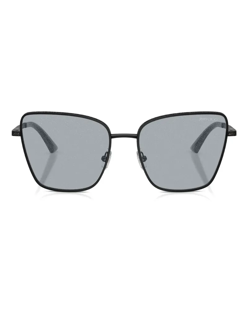 Jimmy Choo Orli Cat-Eye-Sonnenbrille - Schwarz Schwarz