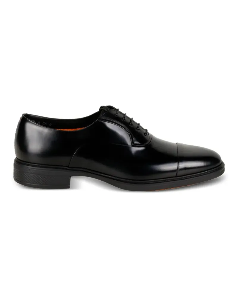 Santoni Oxford-Schuhe mit Schnürung - Schwarz Schwarz
