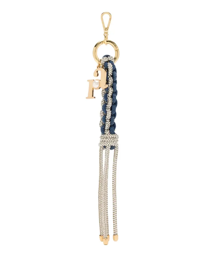 Rosantica denim embellished keyring - Blau Blau