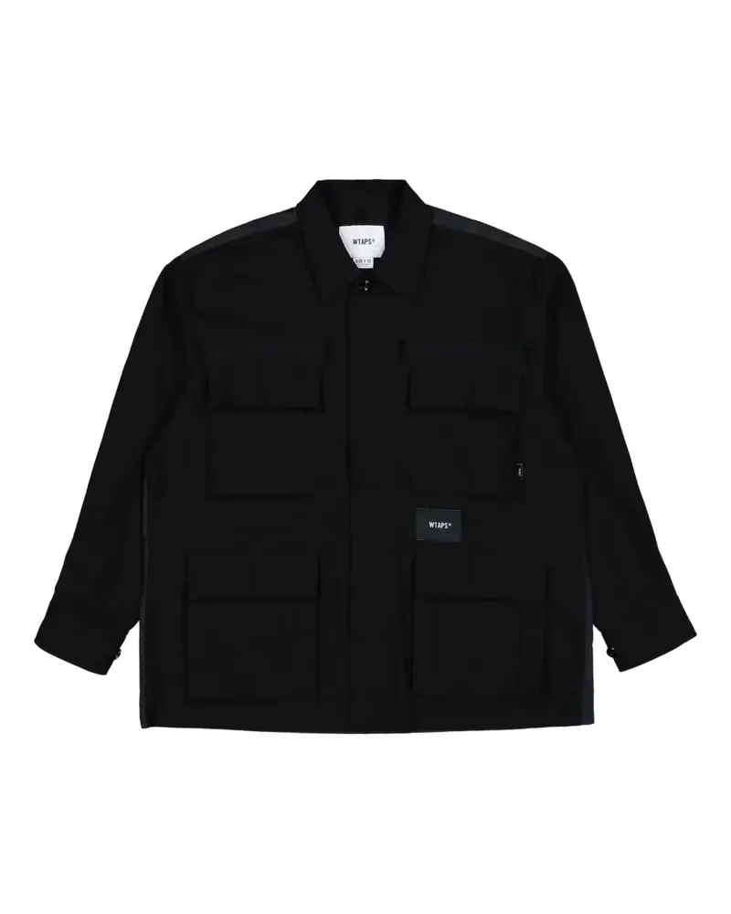 WTAPS Hemd mit Taschen - Schwarz Schwarz