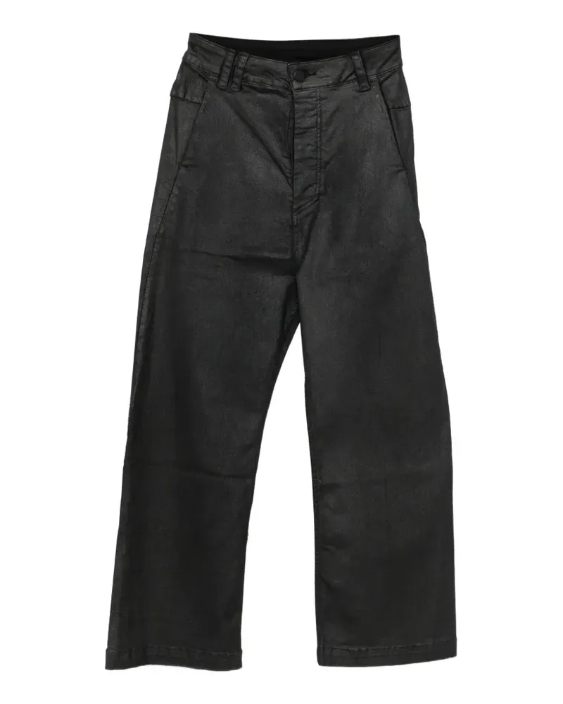 THOM KROM Beschichtete Straight-Leg-Hose - Schwarz Schwarz