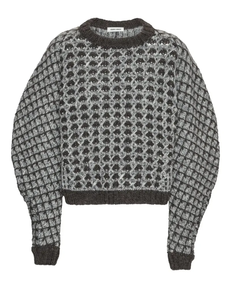 Henrik Vibskov Strukturierter Pullover - Braun Braun