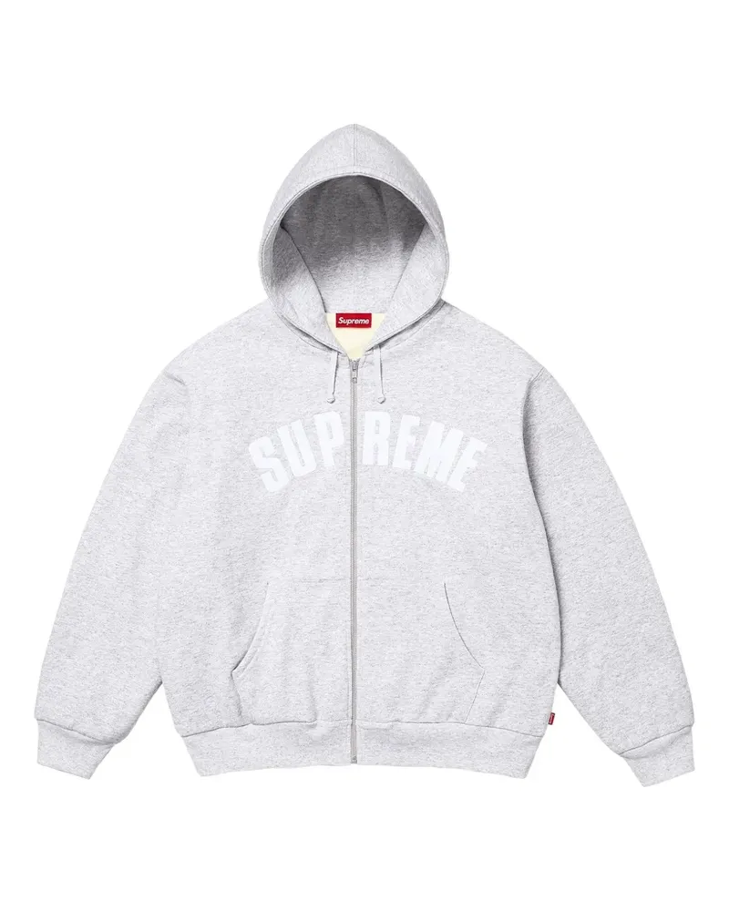 Supreme Being Sweatshirt mit Reißverschluss - Grau Grau