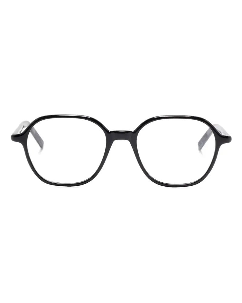 Montblanc Brille mit eckigem Gestell - Schwarz Schwarz