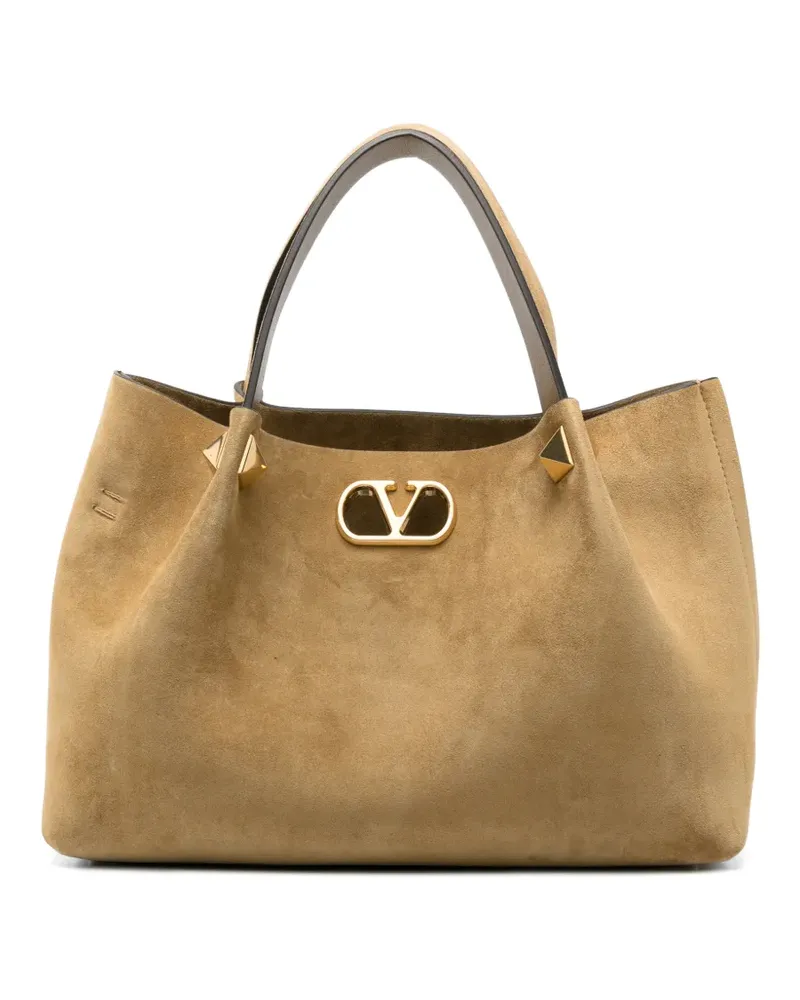Valentino Garavani VLogo Signature Tote Bag - Nude Nude