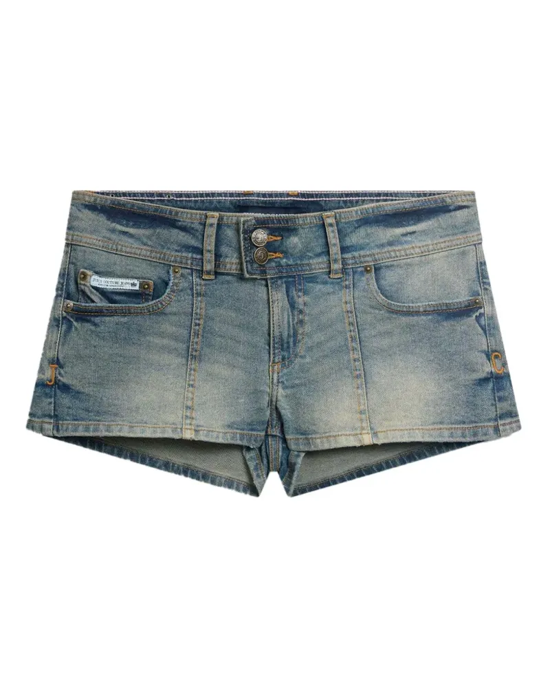 Juicy Couture logo-embroidered shorts - Blau Blau