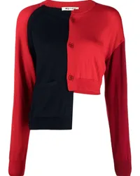 Ports 1961 Cardigan in Colour-Block-Optik Rot