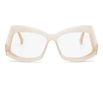 Mod 5005 Brille mit geometrischem Gestell - Weiß