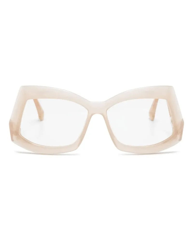 CAZAL Mod 5005 Brille mit geometrischem Gestell - Weiß Weiß