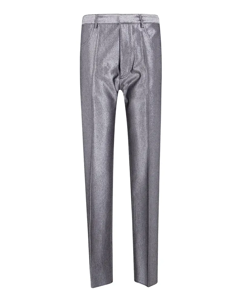 Sapio metallic-finish trousers - Silber Silber