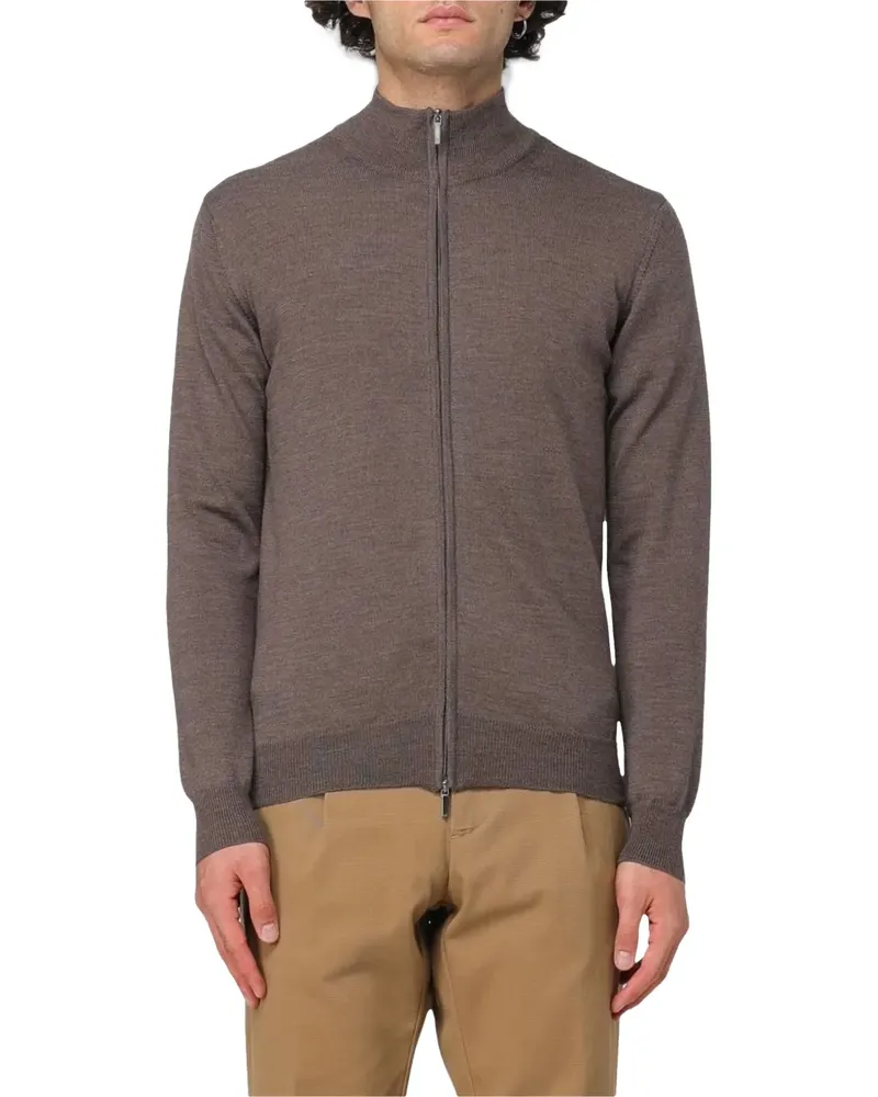 XC Pullover mit Stehkragen - Braun Braun