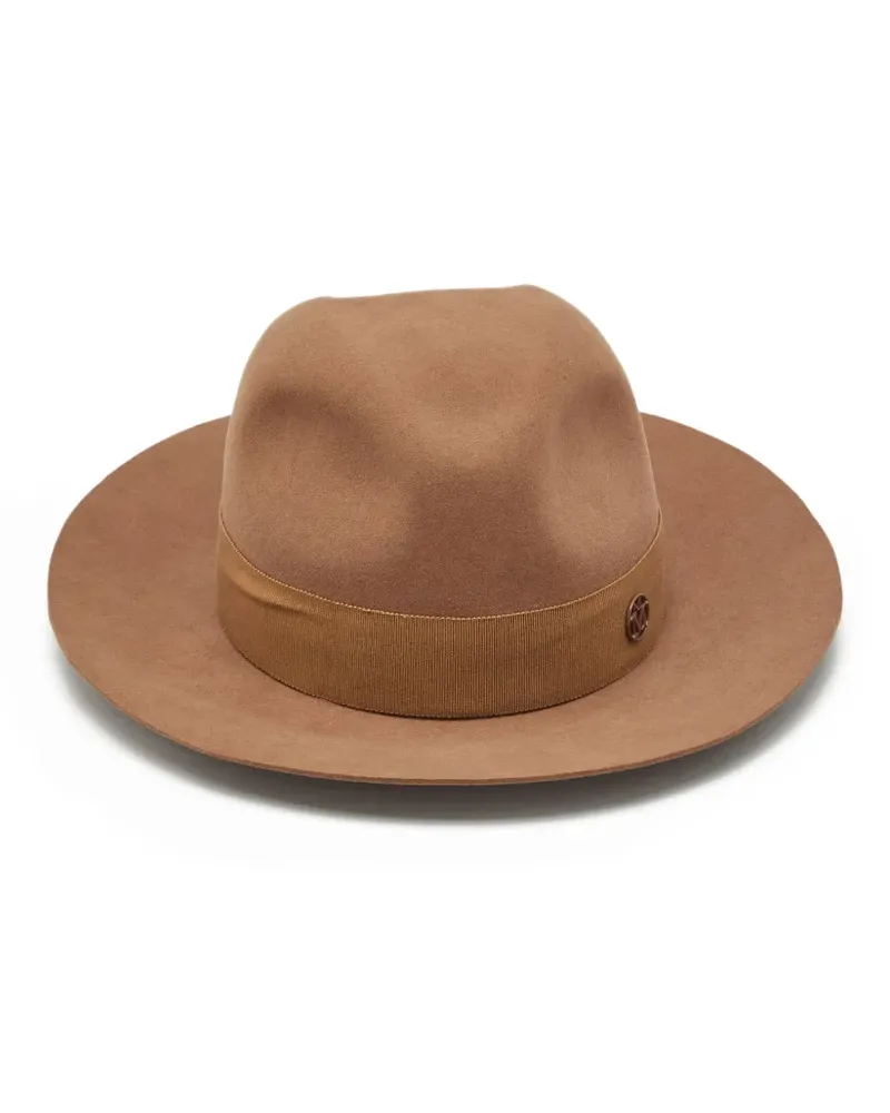 Maison Michel 2024 Henrietta Fedora - Braun Braun