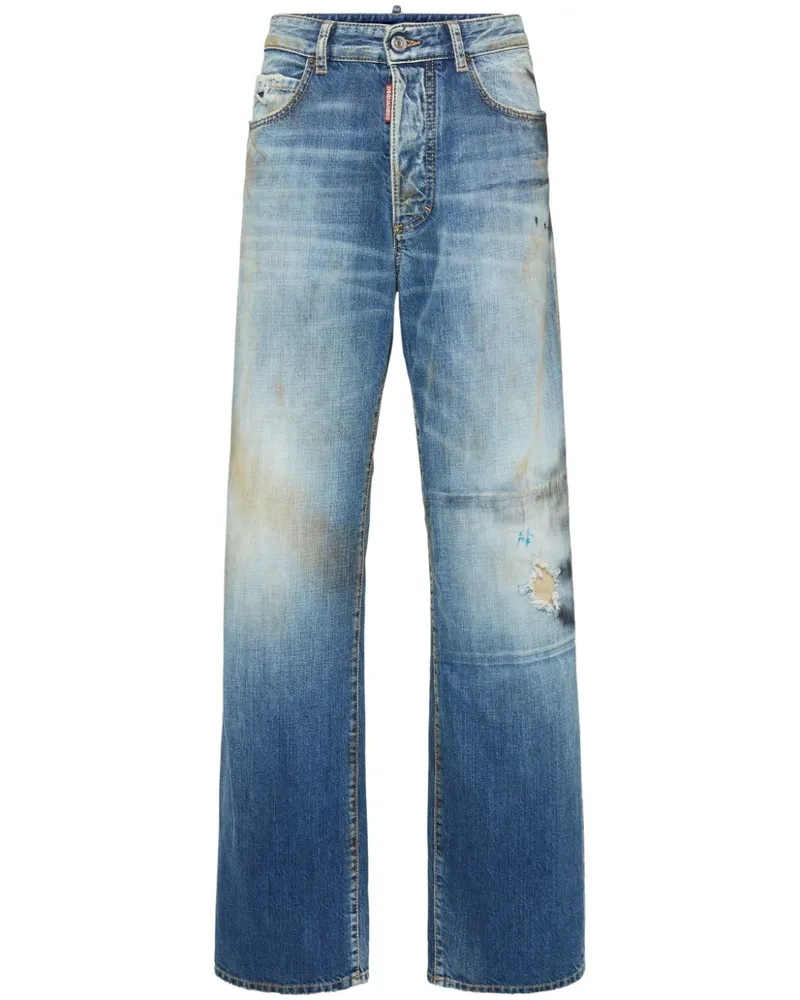 Dsquared2 Jeans mit weitem Bein - Blau Blau