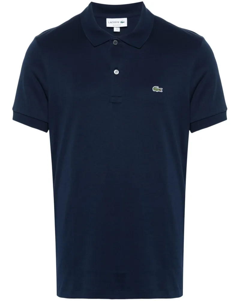 Lacoste Poloshirt mit Logo-Patch - Blau Blau