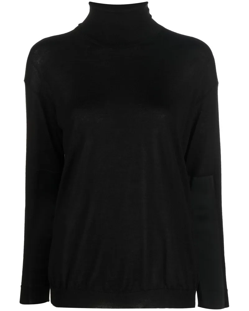 Tom Ford Fein gestrickter Rollkragenpullover - Schwarz Schwarz