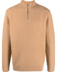 A.P.C. Gerippter Strickpullover Braun