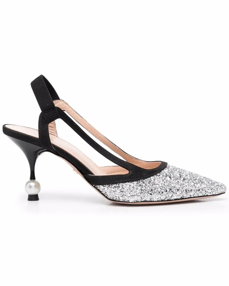 Giambattista Valli Pumps mit Glitter - Schwarz Schwarz