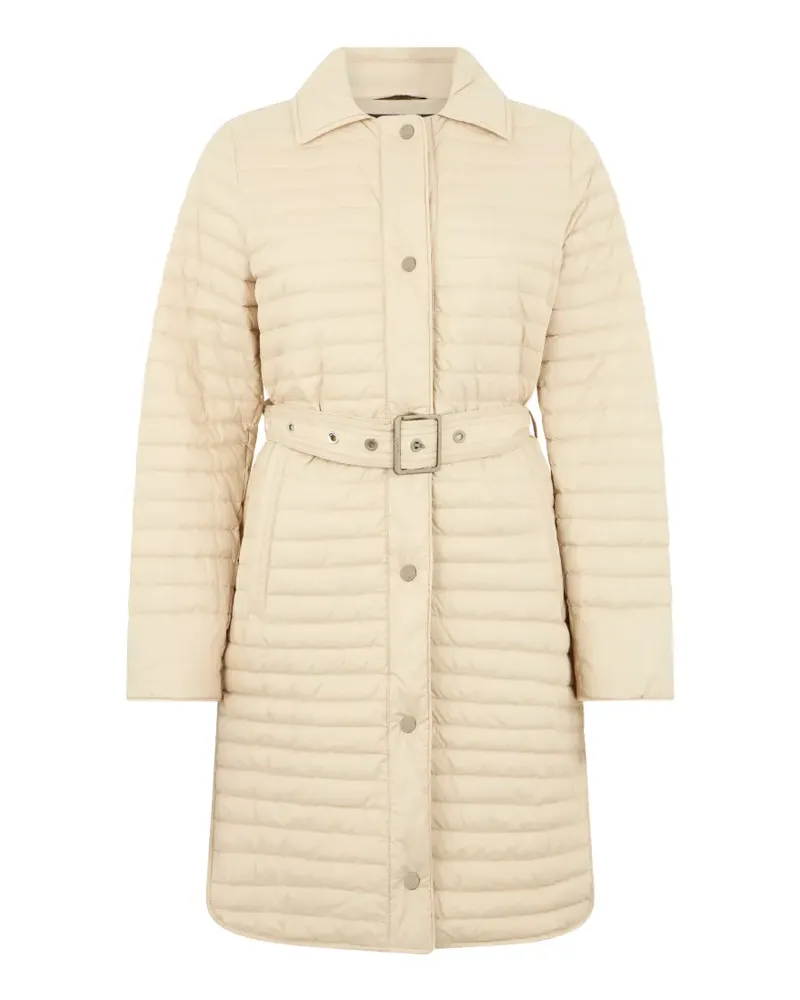 MOORER belted single-breasted coat - Gelb Gelb