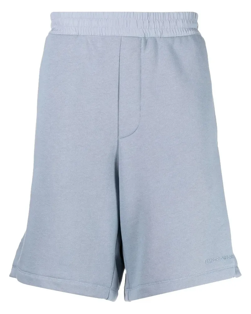 Emporio Armani Bermudas mit Stretchbund - Blau Blau