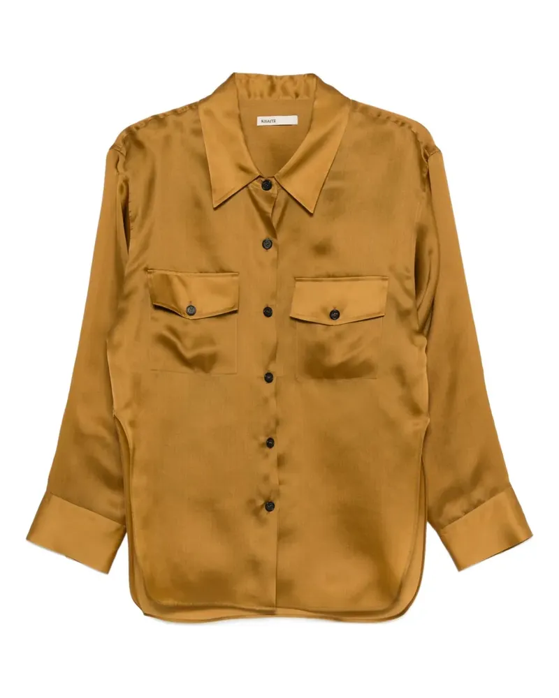 KHAITE Matteo Bluse - Braun Braun