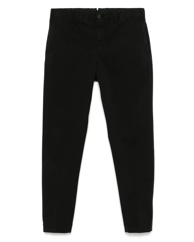 Incotex Hose mit Bügelfalten - Schwarz Schwarz