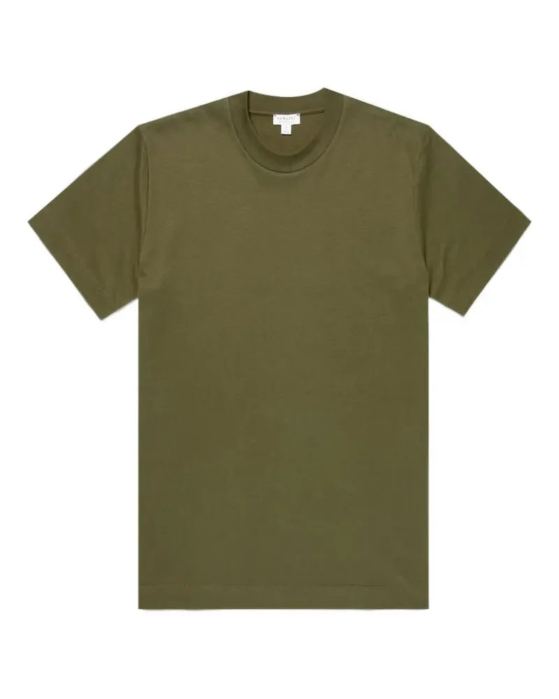 Sunspel crew-neck short-sleeve T-shirt - Grün Grün