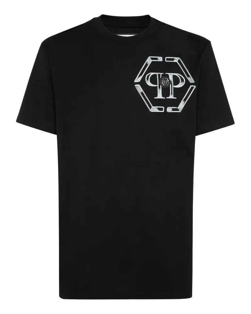 Philipp Plein Hexagon T-Shirt - Schwarz Schwarz