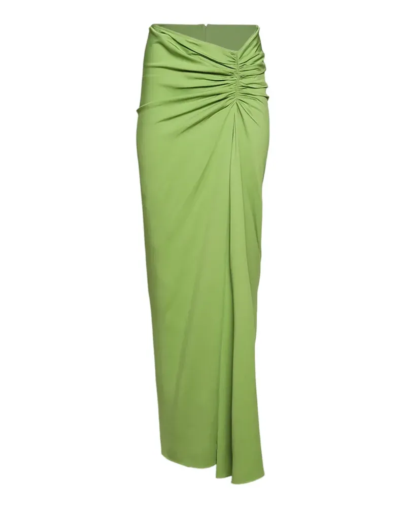 Christopher Esber ruched maxi skirt - Grün Grün