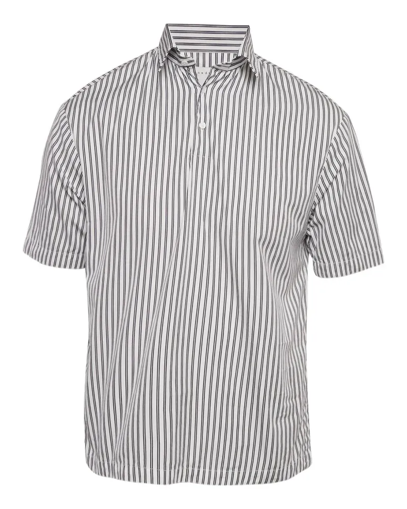 Sandro striped cotton shirt - Weiß Weiß