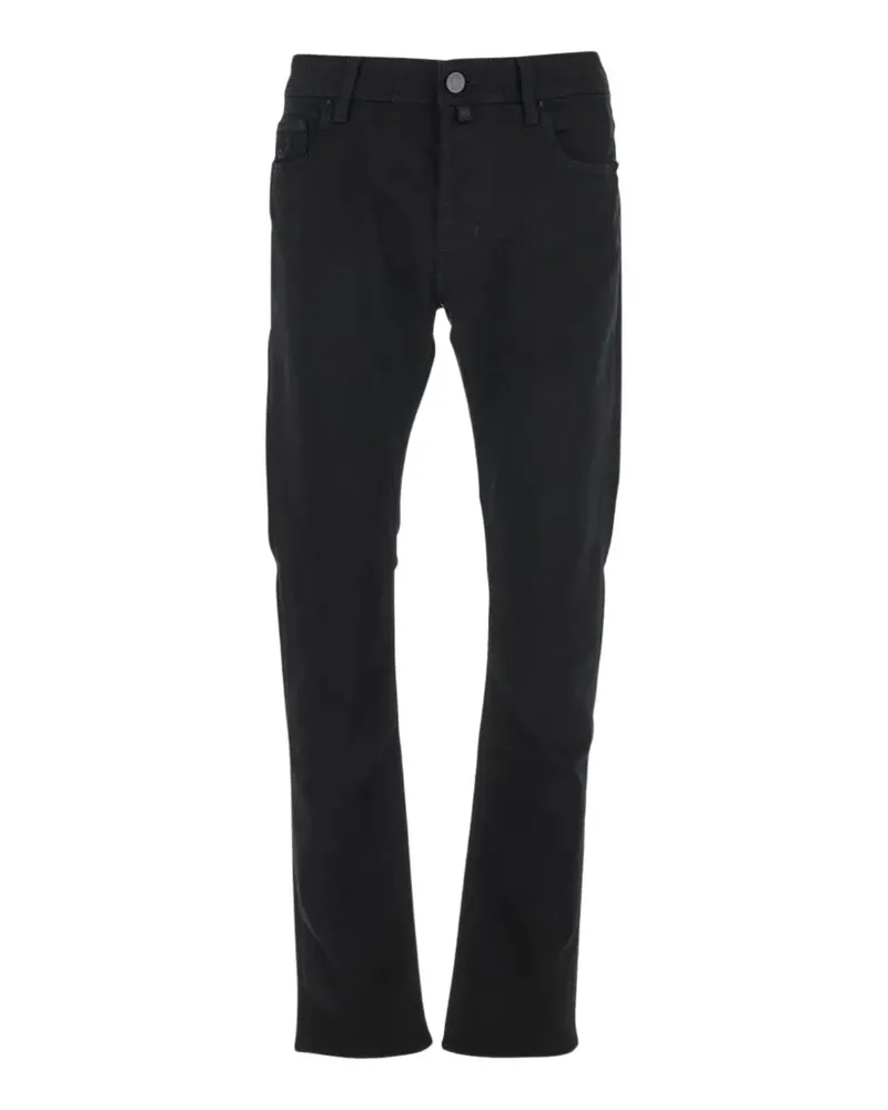 Jacob Cohën Bard logo-patch slim-cut jeans - Schwarz Schwarz