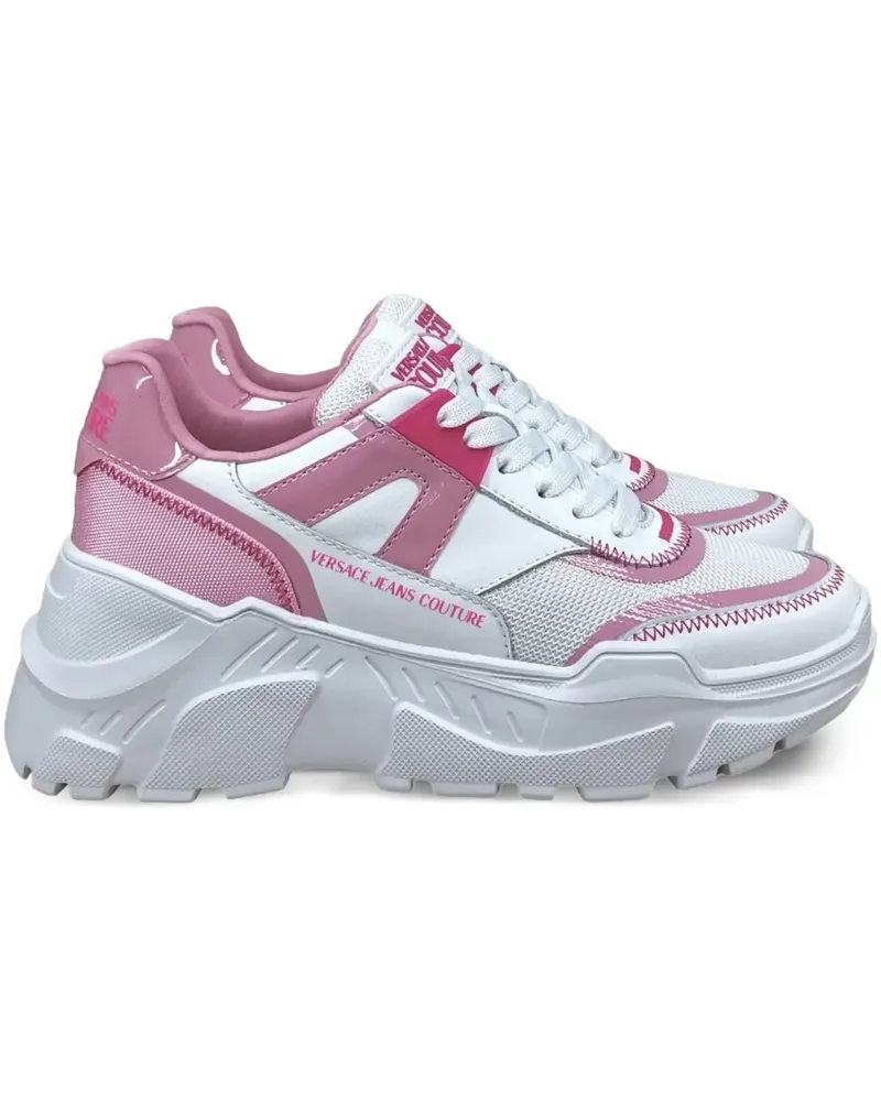 Versace Jeans Sneakers mit Kontrasteinsätzen - Weiß Weiß