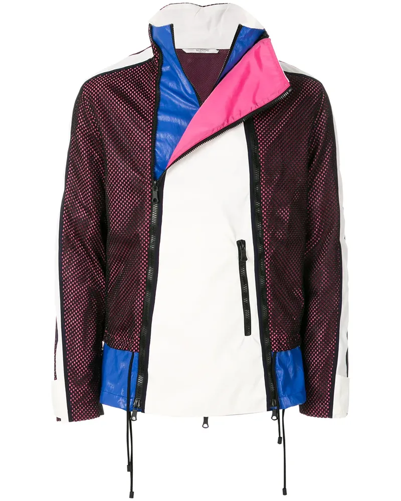 Valentino Garavani Leichte Jacke mit Netzeinsätzen - Mehrfarbig Mehrfarbig