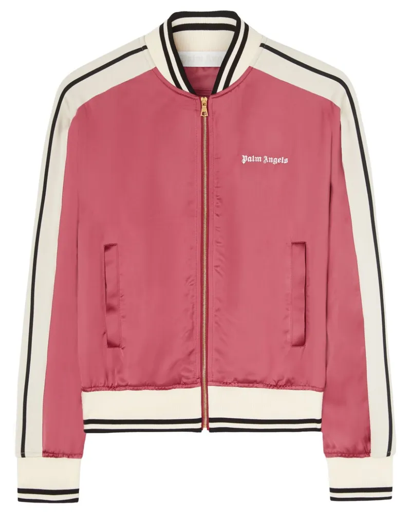 Palm Angels Bomberjacke mit Logo-Print - Rosa Rosa