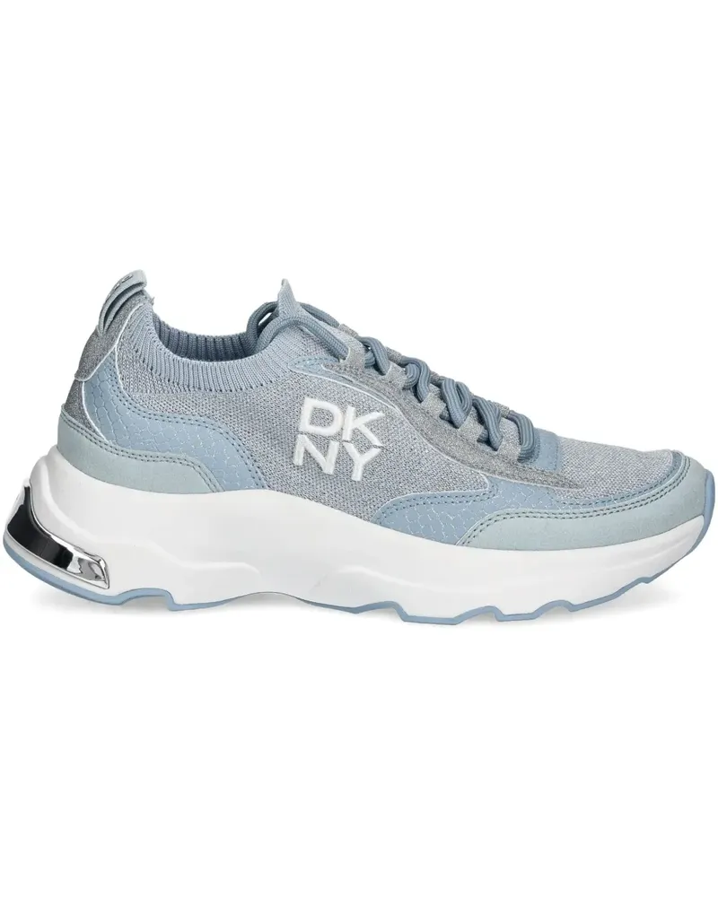 DKNY Sneakers mit Logo-Stickerei - Blau Blau