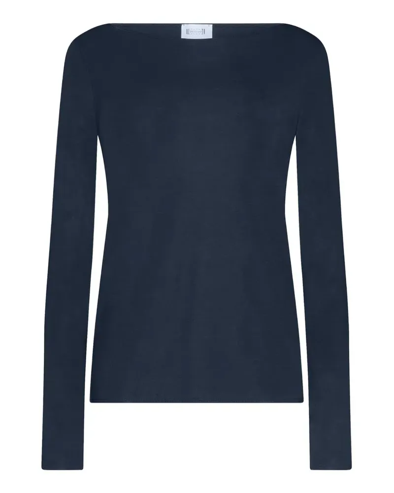 Wolford Pure Langarmshirt - Blau Blau