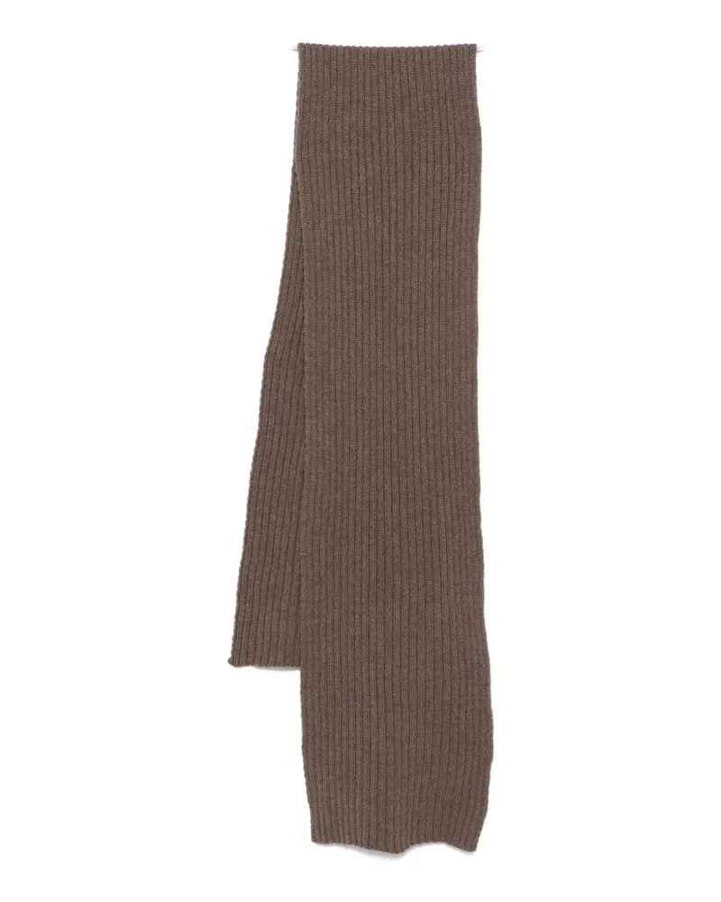 Dell'oglio ribbed scarf - Braun Braun