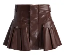 Trinity ruffled mini skirt - Braun