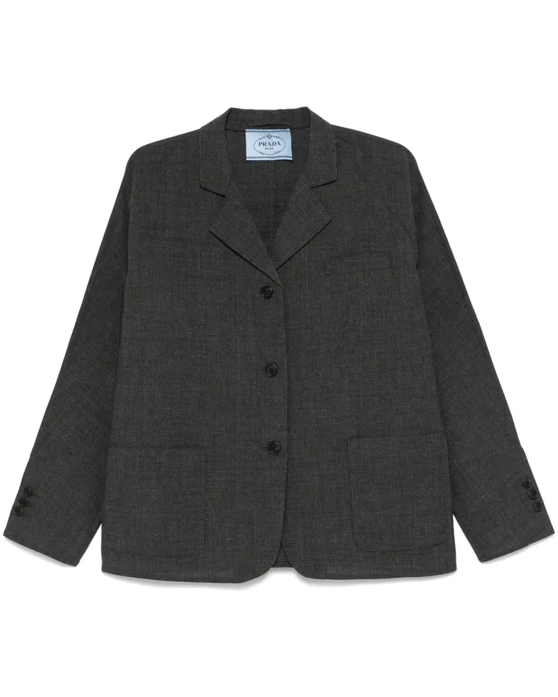 Prada Stuoia Jacke - Grau Grau