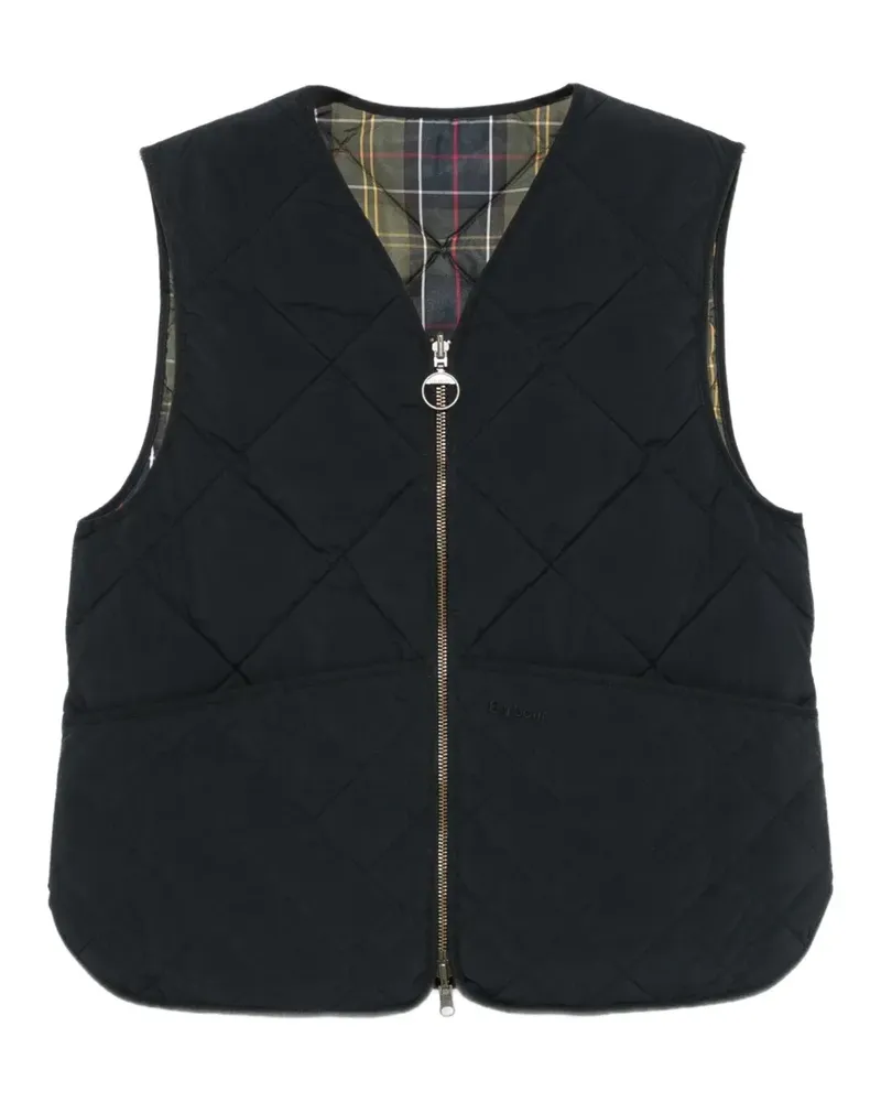 Barbour Gesteppte Weste - Schwarz Schwarz
