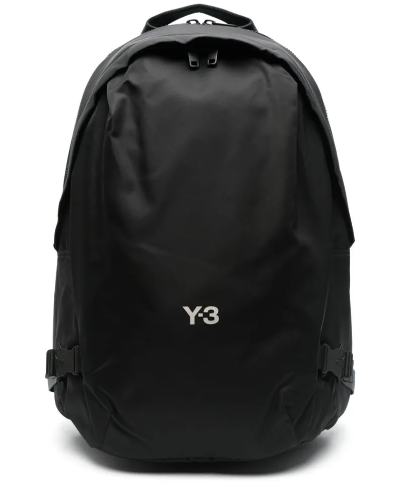 Y-3 x adidas Rucksack mit Logo-Print - Schwarz Schwarz