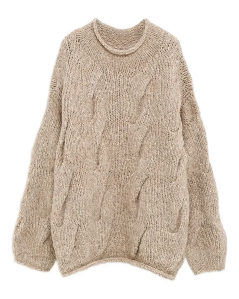 Lauren Manoogian cable-knit sweater - Nude Nude