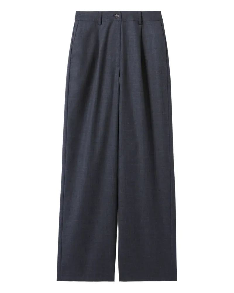 Claudie Pierlot Bundfaltenhose mit Seitentaschen - Grau Grau